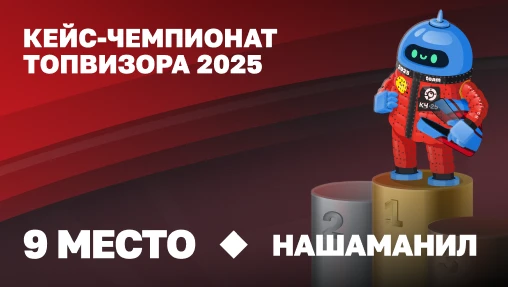 Девятое место в Чемпионате 2025г для площадки Топвизор